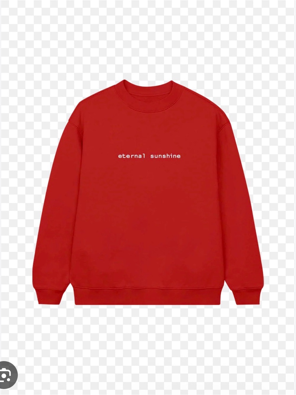 Ariana grande Eternal Sunshine Red Crewneck Sweatshirt -